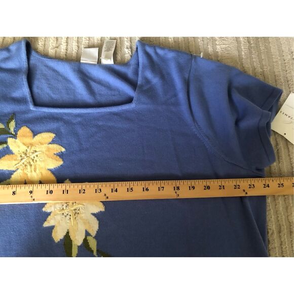 Emma James Mediterranean Mood Career Sweater-Blouse SZ 2X - Picture 8 of 10